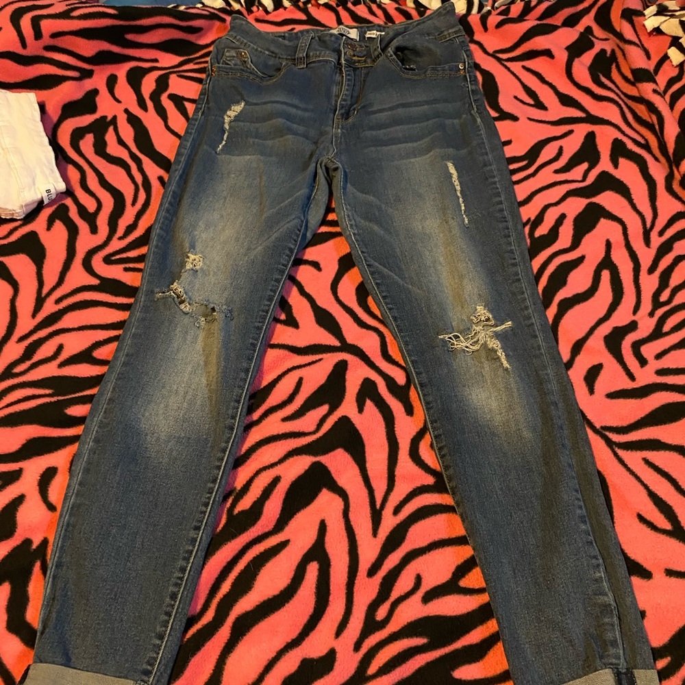 Mid rise pants